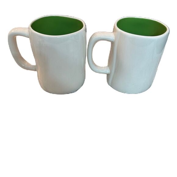 Rae Dunn Kiss Me & Pot O 'Gold Shamrock Mug Set - Picture 2 of 11
